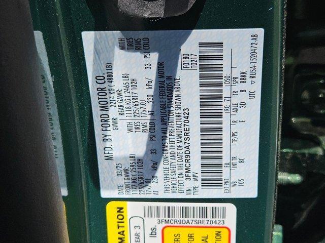 new 2025 Ford Bronco Sport car, priced at $42,300