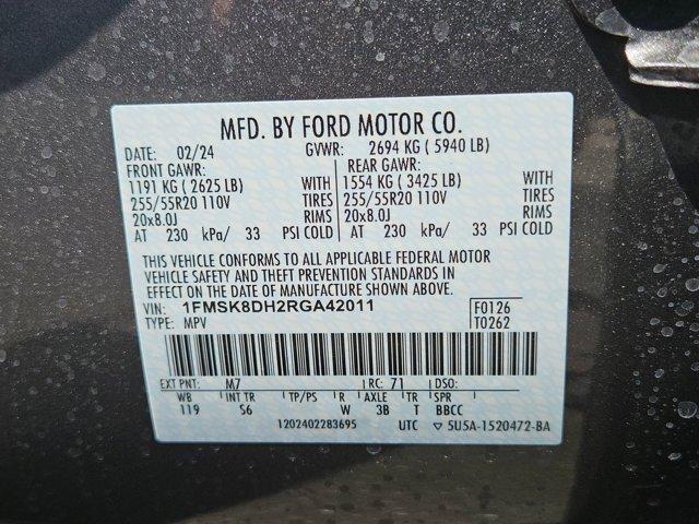 new 2024 Ford Explorer car, priced at $52,275