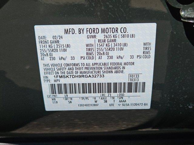 new 2024 Ford Explorer car, priced at $48,580