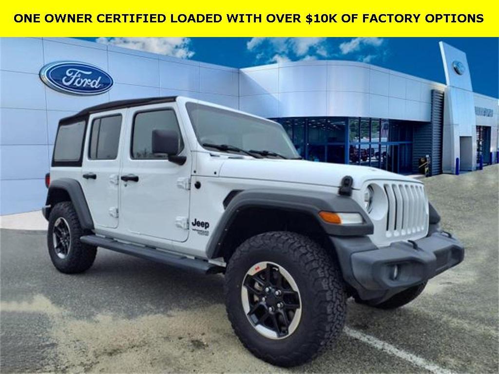 used 2021 Jeep Wrangler Unlimited car, priced at $30,500