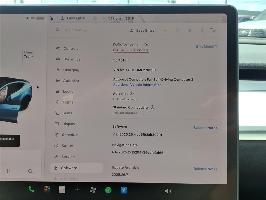 used 2021 Tesla Model Y car, priced at $26,500