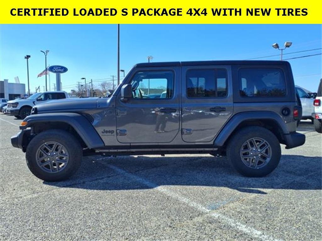 used 2024 Jeep Wrangler car, priced at $35,200