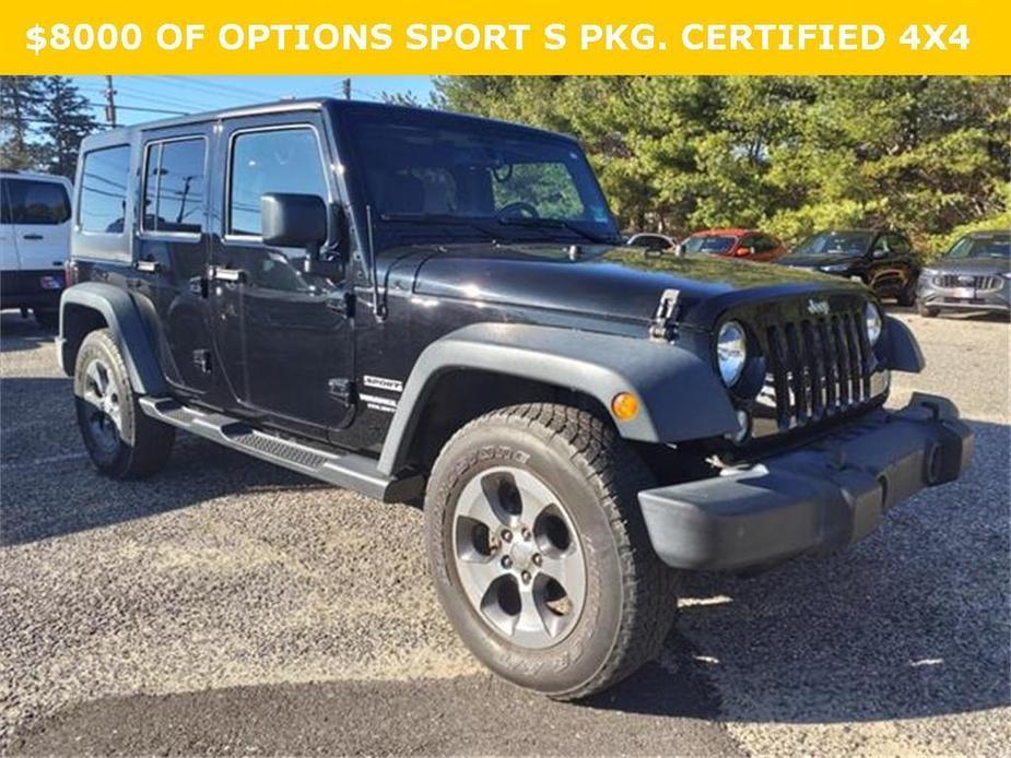 used 2016 Jeep Wrangler Unlimited car, priced at $20,844