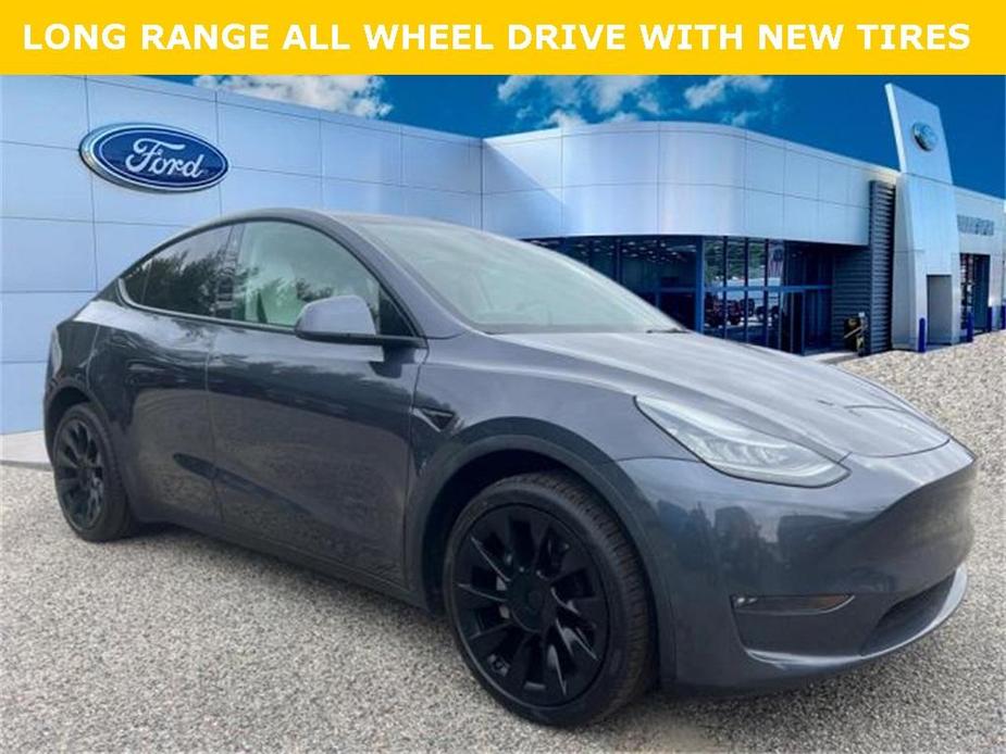 used 2021 Tesla Model Y car, priced at $27,142