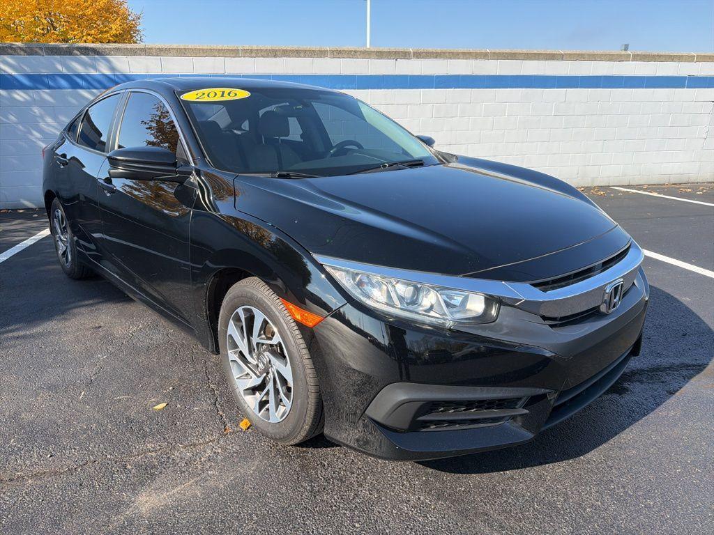 used 2016 Honda Civic car, priced at $12,491
