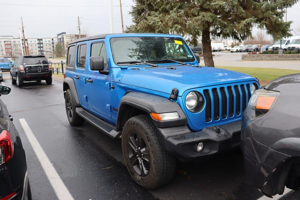 used 2021 Jeep Wrangler Unlimited car, priced at $31,991