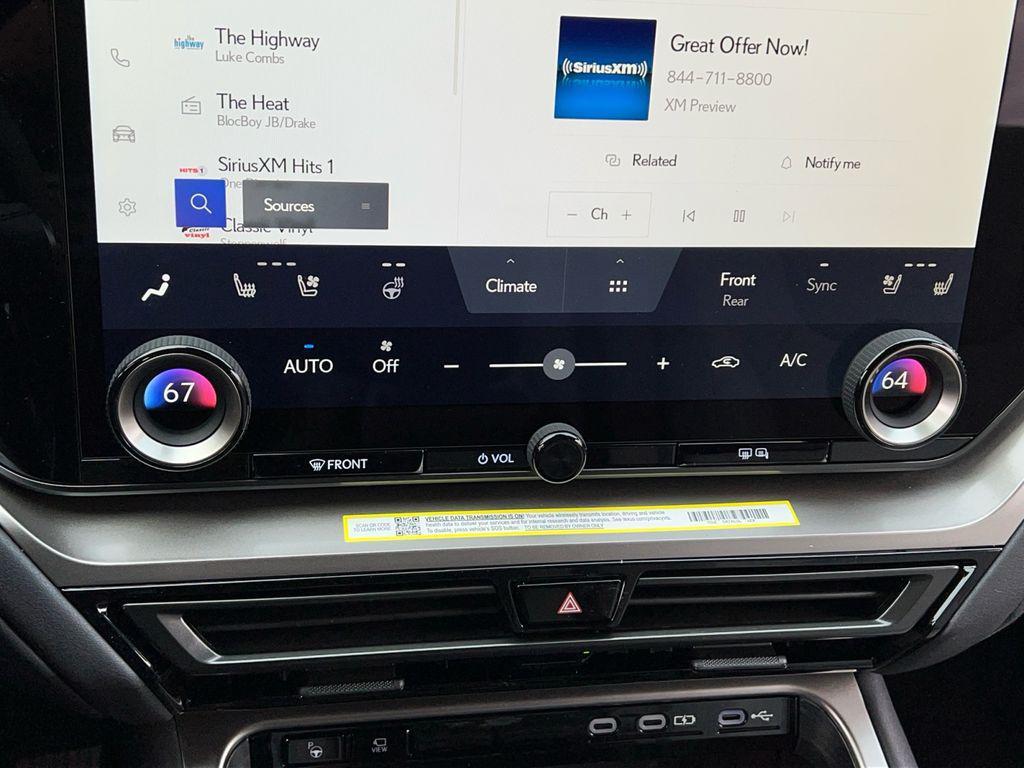 new 2026 Lexus TX 350 car, priced at $69,489