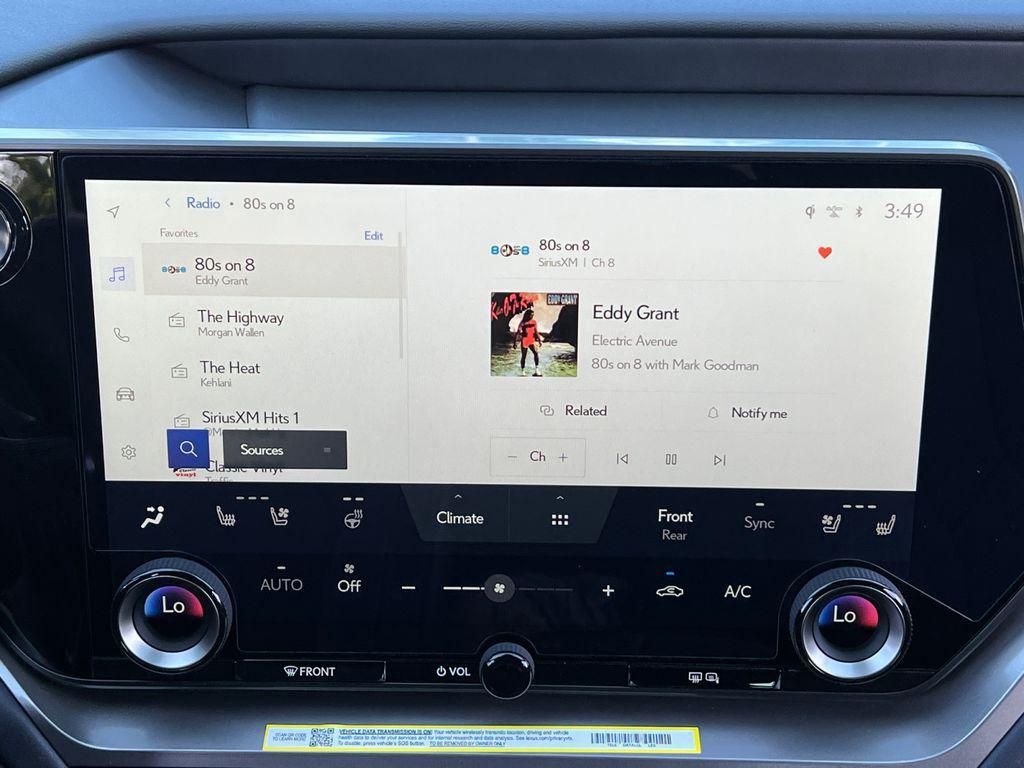 new 2026 Lexus TX 350 car, priced at $71,192