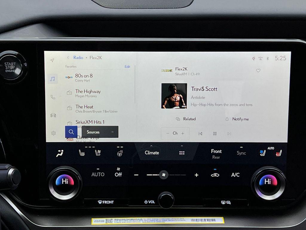 new 2026 Lexus TX 350 car, priced at $64,083