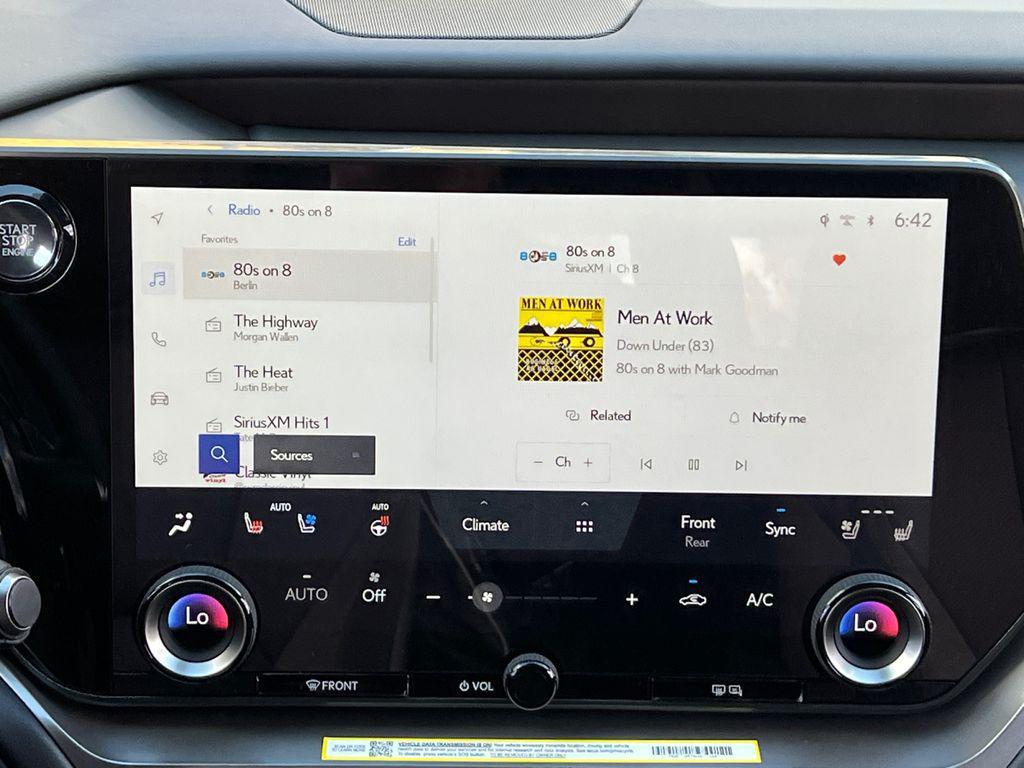 new 2026 Lexus TX 350 car, priced at $71,028