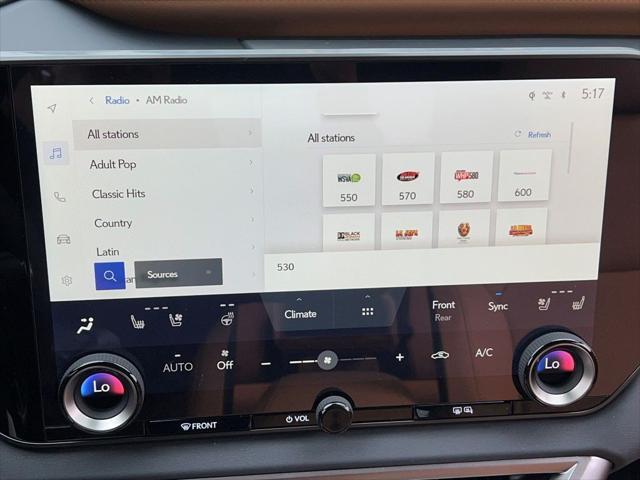 new 2025 Lexus RX 350 car, priced at $56,325