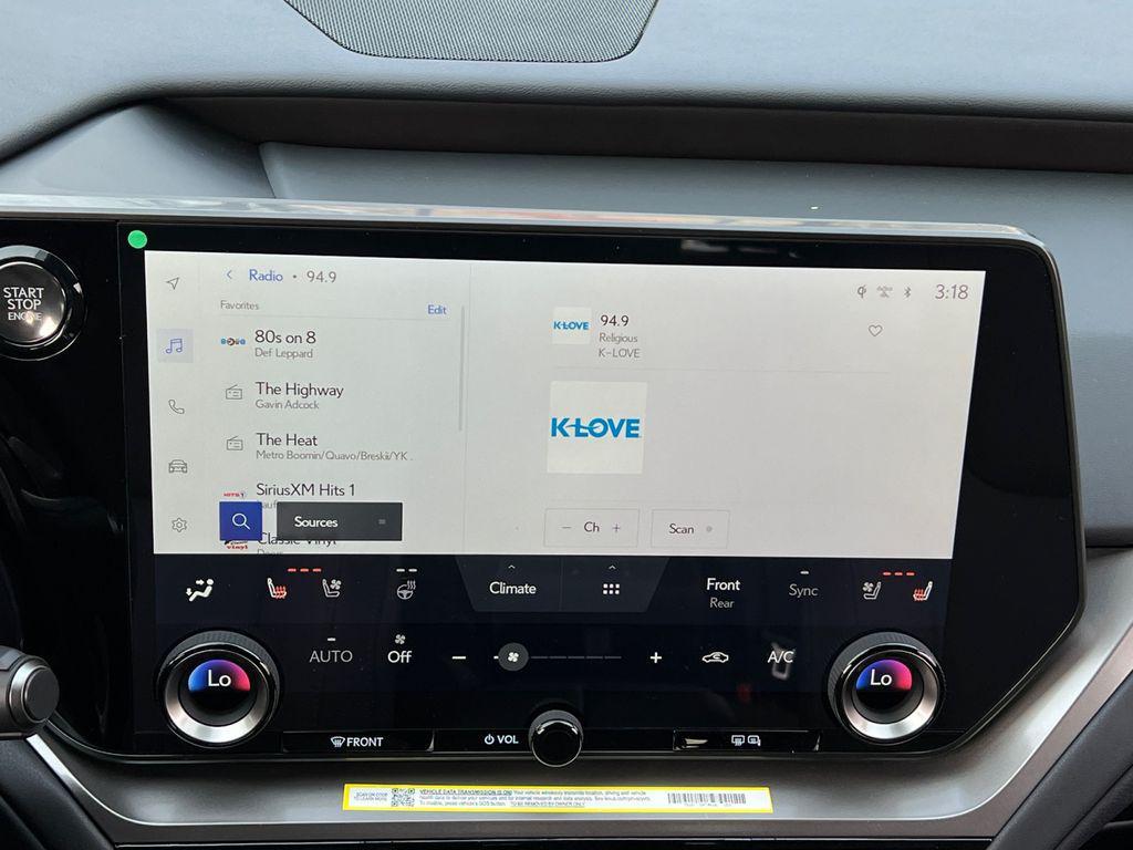 new 2026 Lexus TX 350 car, priced at $62,503