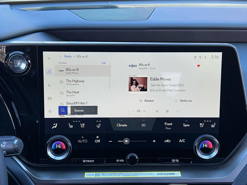 new 2026 Lexus TX 350 car, priced at $65,003