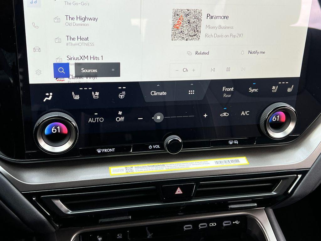 new 2026 Lexus TX 350 car, priced at $63,624