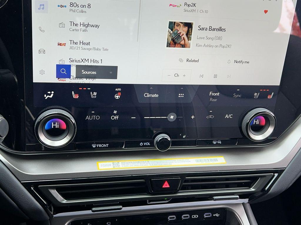 new 2026 Lexus TX 350 car, priced at $63,518