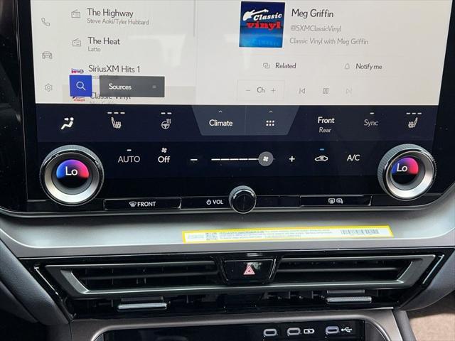 new 2025 Lexus TX 350 car, priced at $55,688