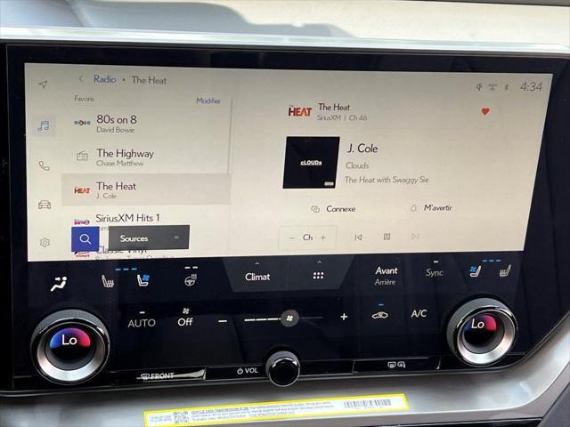 new 2025 Lexus TX 500h car, priced at $72,660