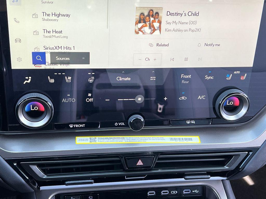 new 2026 Lexus TX 350 car, priced at $65,092