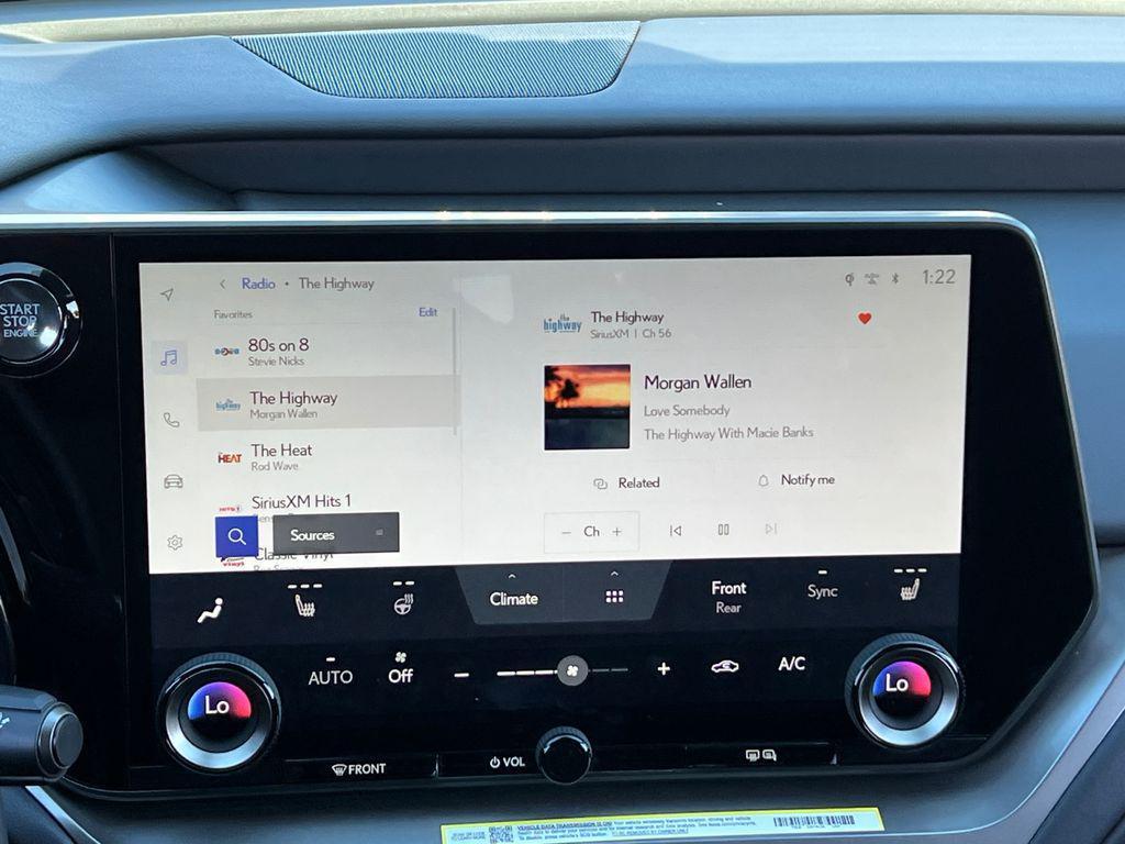 used 2025 Lexus TX 350 car, priced at $55,321