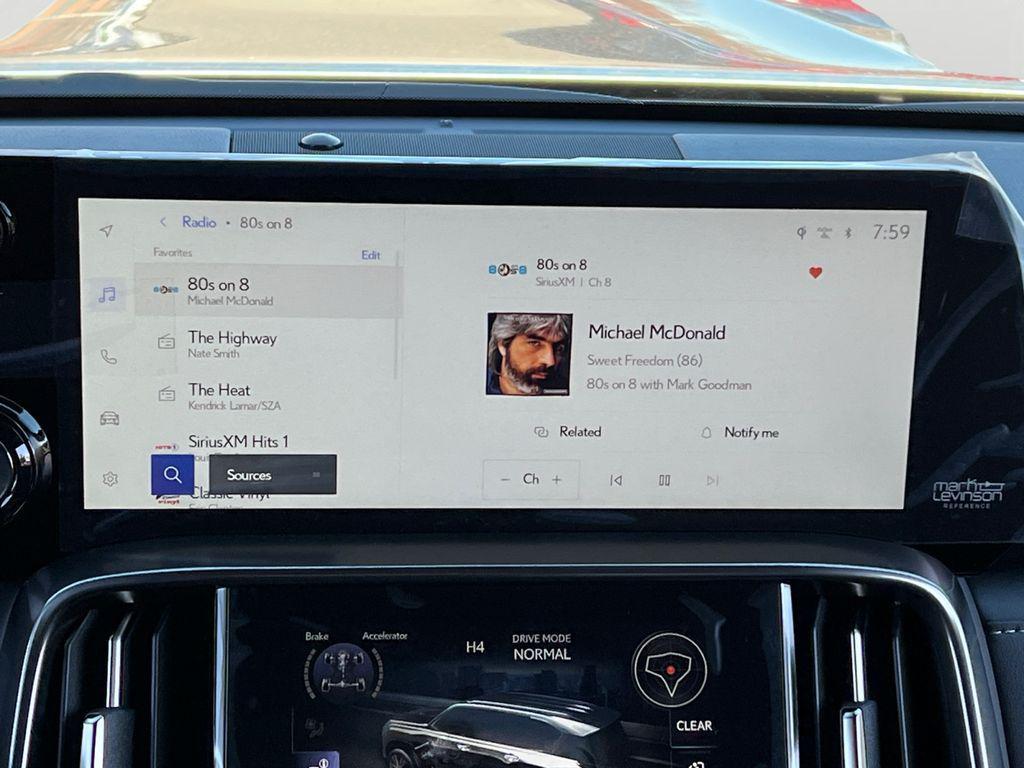 new 2025 Lexus LX 700h car, priced at $120,709