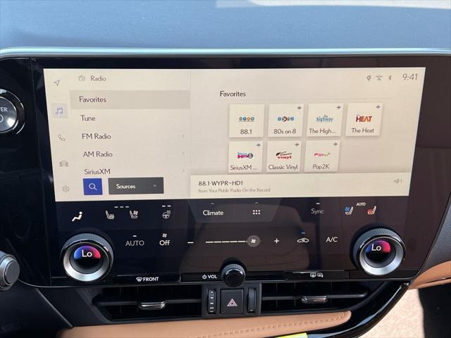 new 2025 Lexus NX 350h car, priced at $50,610