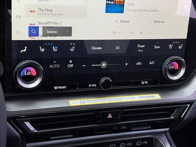 new 2025 Lexus TX 350 car, priced at $63,253