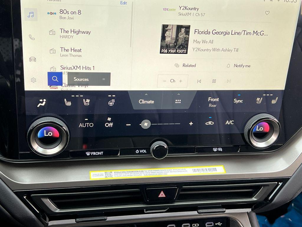 new 2026 Lexus TX 500h car, priced at $73,444