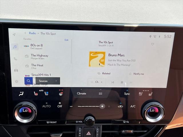 new 2025 Lexus NX 350 car, priced at $49,314