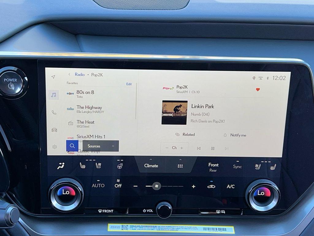 new 2026 Lexus TX 500h car, priced at $73,888