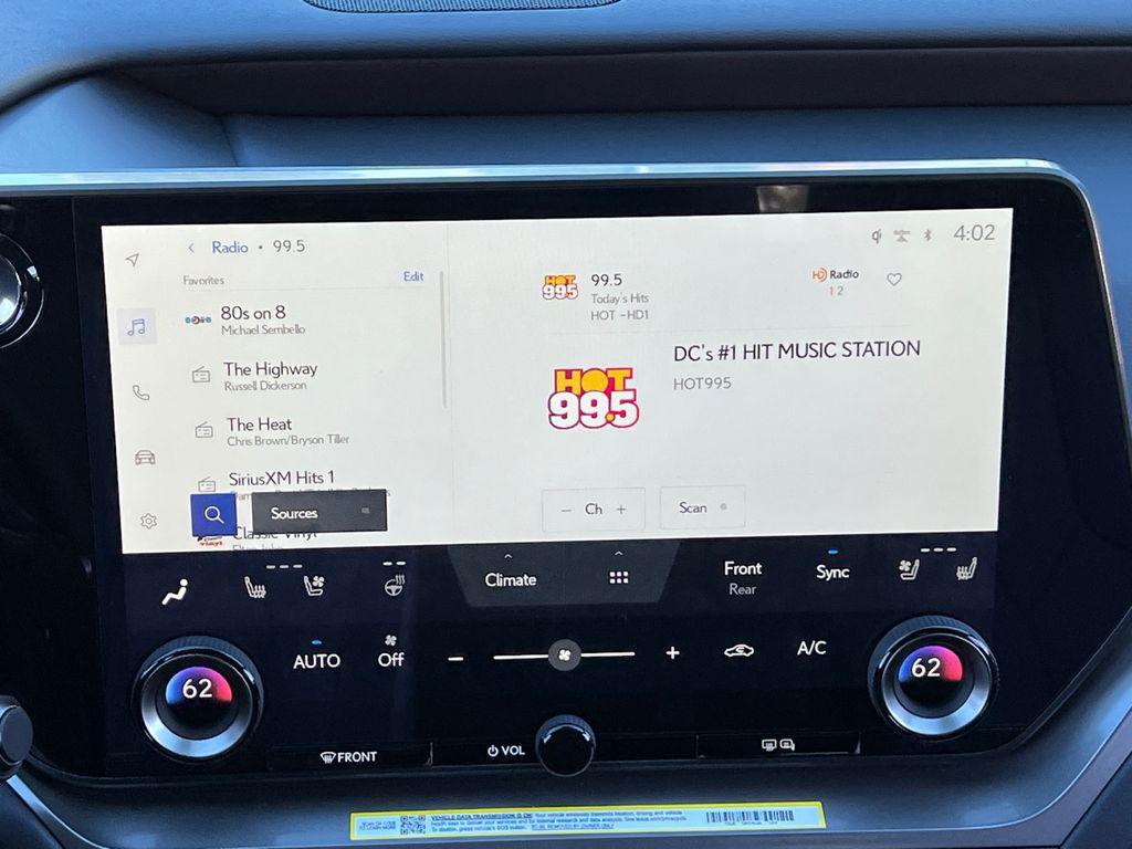 new 2026 Lexus TX 350 car, priced at $62,909