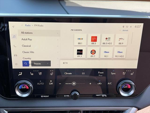 new 2025 Lexus RX 350 car, priced at $55,935