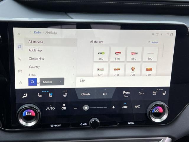 new 2025 Lexus RX 350 car, priced at $54,186