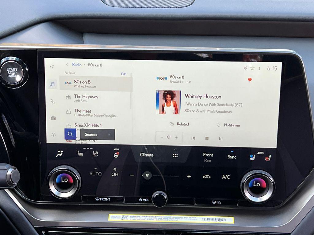 new 2026 Lexus TX 350 car, priced at $70,353