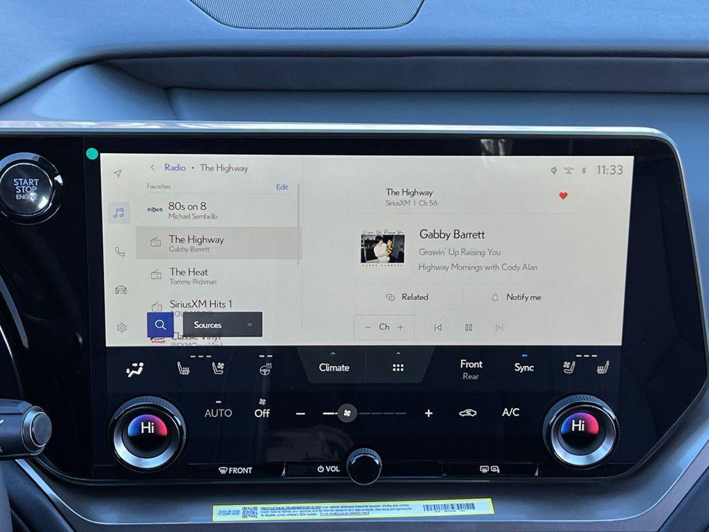 new 2026 Lexus TX 350 car, priced at $69,423