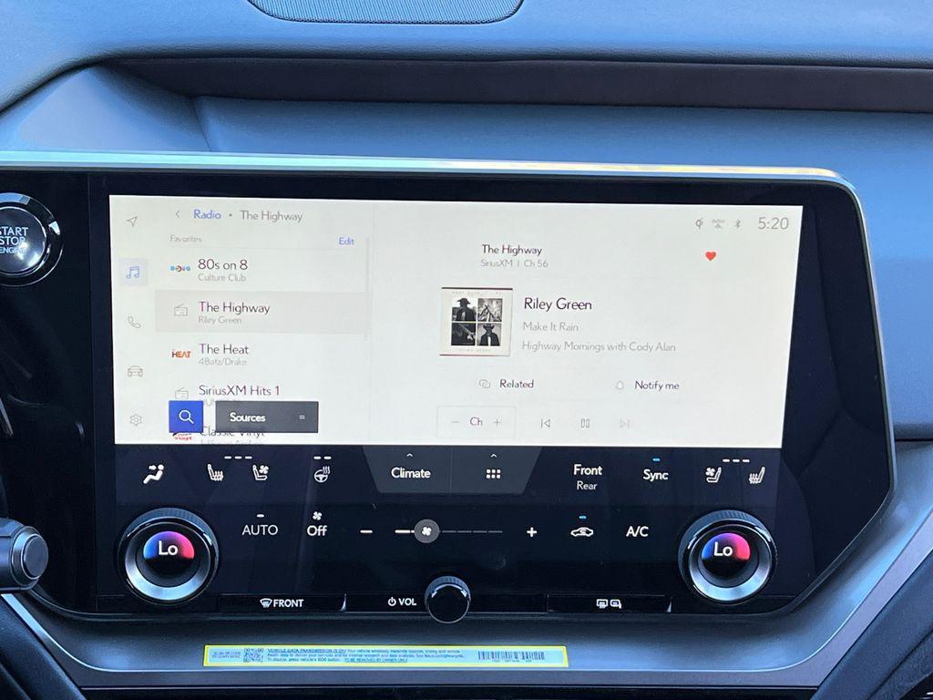 new 2026 Lexus TX 350 car, priced at $69,588