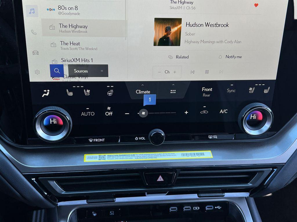 new 2026 Lexus TX 500h car, priced at $74,683