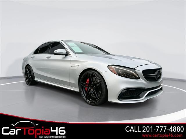 used 2017 Mercedes-Benz AMG C 63 car, priced at $39,055