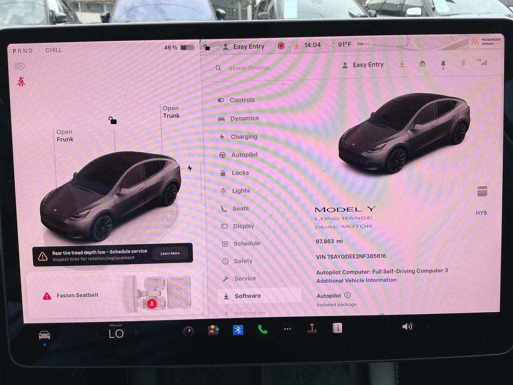 used 2022 Tesla Model Y car, priced at $22,150