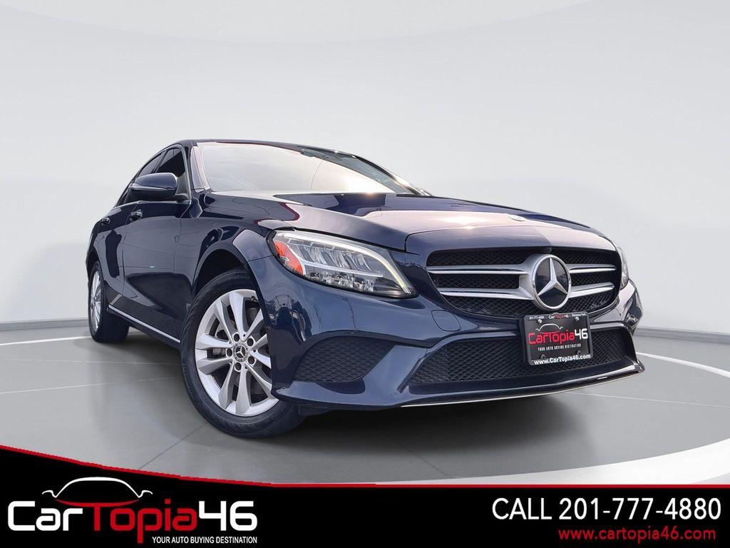 used 2019 Mercedes-Benz C-Class car, priced at $21,400