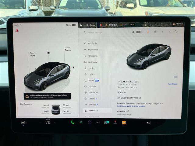 used 2022 Tesla Model 3 car, priced at $26,495