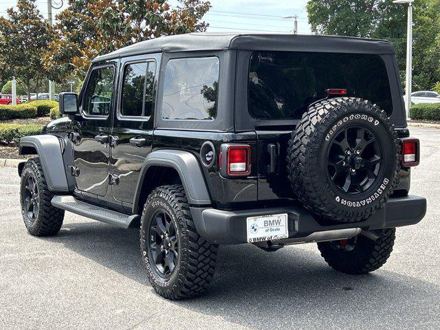 used 2022 Jeep Wrangler car, priced at $35,000
