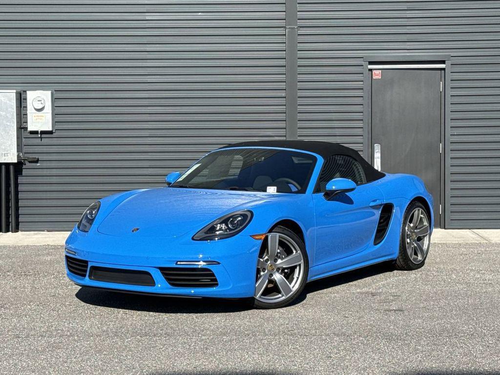 new 2025 Porsche 718 Boxster car, priced at $94,375