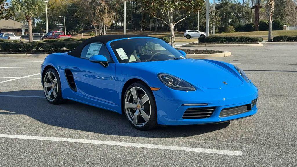 new 2025 Porsche 718 Boxster car, priced at $94,375