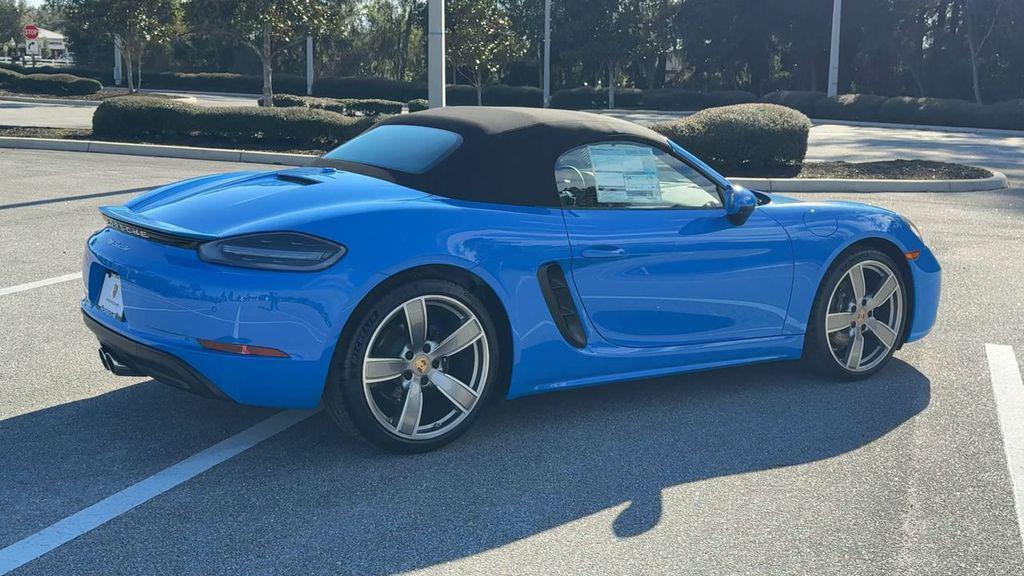 new 2025 Porsche 718 Boxster car, priced at $94,375