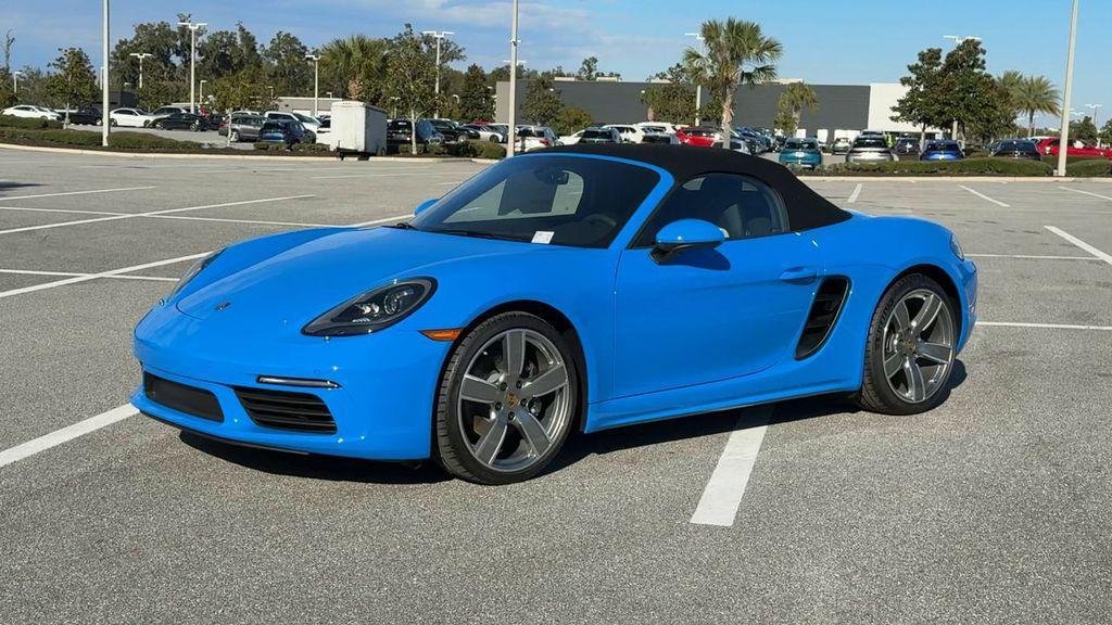 new 2025 Porsche 718 Boxster car, priced at $94,375