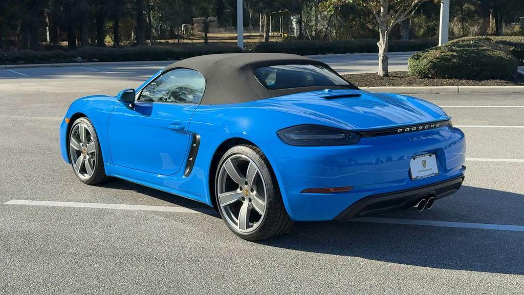 new 2025 Porsche 718 Boxster car, priced at $94,375