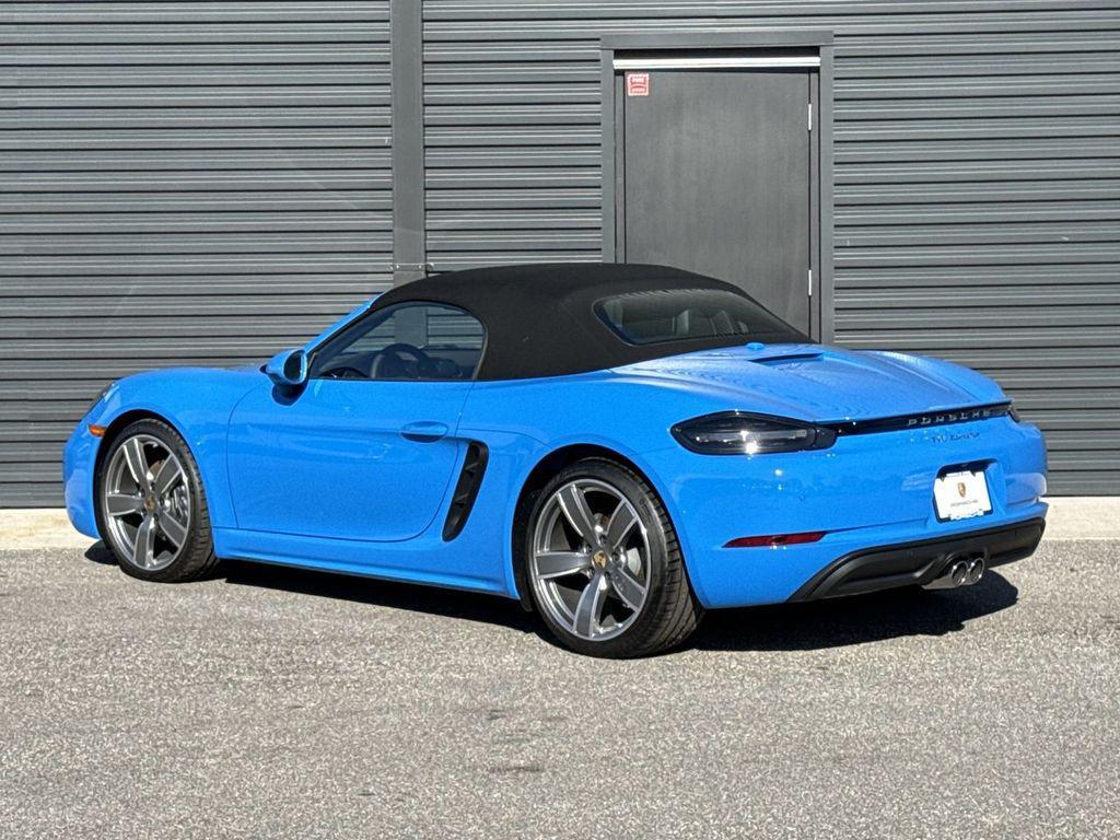 new 2025 Porsche 718 Boxster car, priced at $94,375