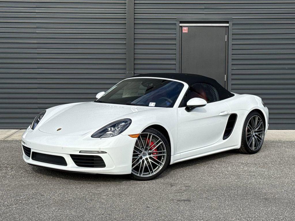 new 2025 Porsche 718 Boxster car, priced at $111,805