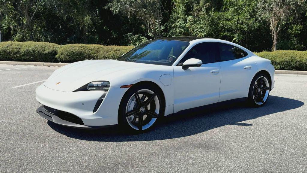 used 2022 Porsche Taycan car, priced at $60,000