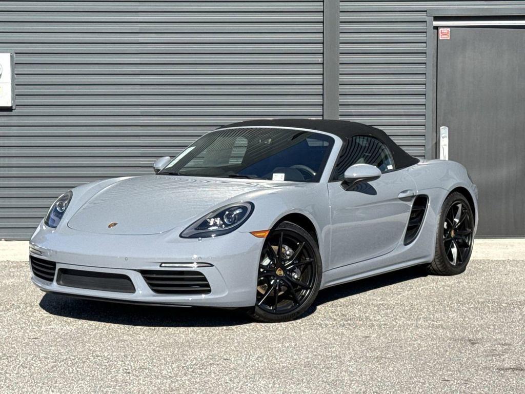 new 2025 Porsche 718 Boxster car, priced at $92,215